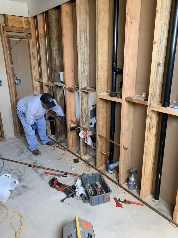 Commercial rough-in plumbing for Gas Line Repair in Chambersburg